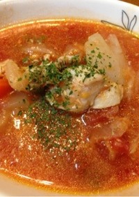 白菜たっぷりトマトスープ☆
