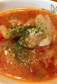 白菜たっぷりトマトスープ☆