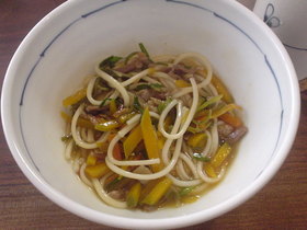 ラム肉deあんかけうどん