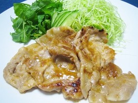 母のお気に入り♪豚肉のしょうが焼き