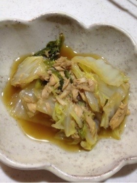 白菜とツナ煮♪ 簡単♪ 材料3つ!