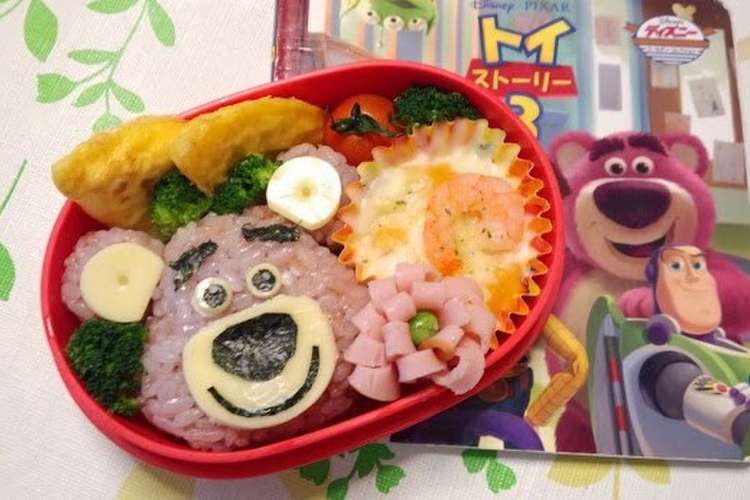 キャラ弁 トイストーリー３ ロッツォ レシピ 作り方 By Macky0 0v クックパッド