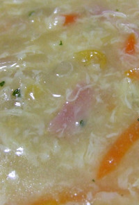 コーンスープ（中華風）84kcal