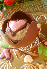 バレンタイン♡風船でチョコレートカップ♪