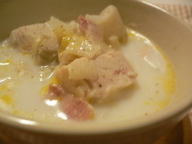 里芋のミルクスープの画像