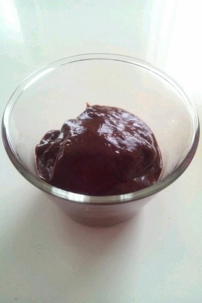 レンジで簡単！チョコクリームの写真