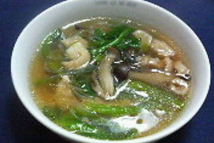 春雨スープ 鶏 ほうれん草 しめじ レシピ 作り方 By きらはぴ クックパッド 簡単おいしいみんなのレシピが377万品