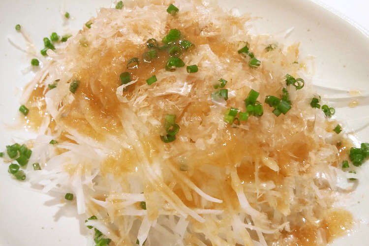 さっぱりドレッシングで 大根サラダ レシピ 作り方 By Chidemari クックパッド