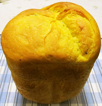 皮ごとかぼちゃ食パン（天然酵母コース）の写真
