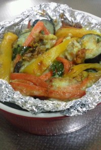 野菜とタイのカレーオーブン焼き