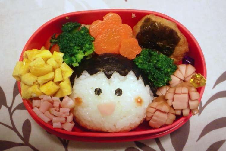 キャラ弁 ちびまる子ちゃん レシピ 作り方 By Macky0 0v クックパッド