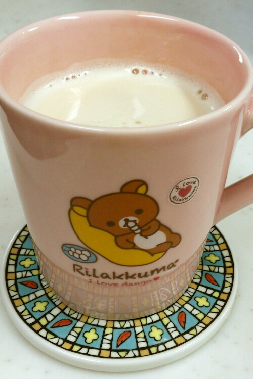 ホットミルク☆黒糖風味の画像