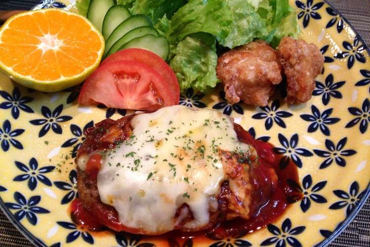冷凍ハンバーグで簡単チーズハンバーグ レシピ 作り方 By くぅちゃん935 クックパッド