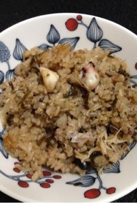 タコ・ホタテ雑穀米の炊き込みご飯