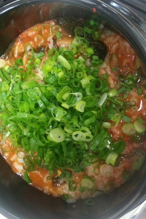韓国のハンメ直伝~キムチ雑炊♪♪の画像