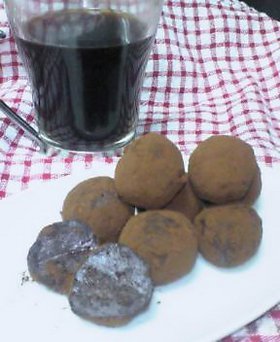 お豆腐トリュフチョコレート