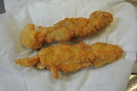 手が汚れない!簡単せせりのチキンカツ