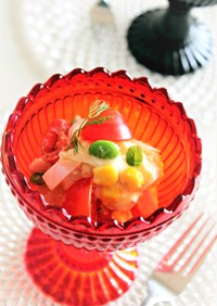 カマンベール入り❀彩りポテトサラダ