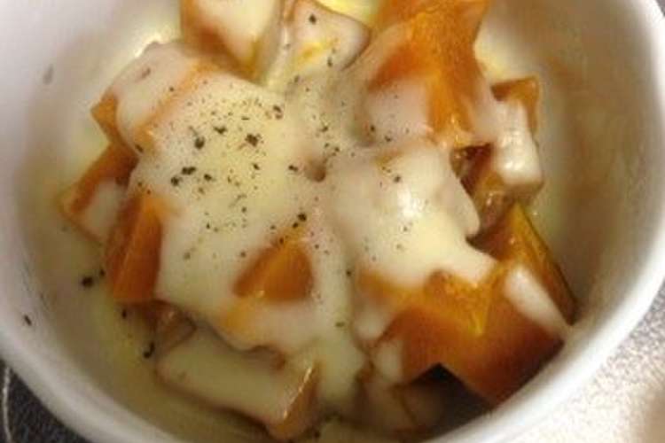 一人暮らしのかぼちゃチーズ レシピ 作り方 By 白土もちこ クックパッド