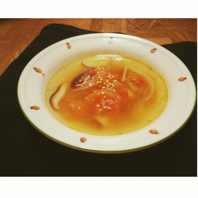 からだぽかぽか♪トマトスープの写真