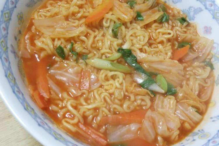 韓国風 甘辛ラーメン レシピ 作り方 By Toyochiri クックパッド 簡単おいしいみんなのレシピが352万品