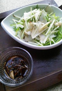 菊芋のサッと和え バルサミコ生姜ダレ