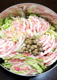 白菜と豚バラ肉のミルフィーユ