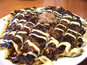 熱々とろとろ!!白菜のお好み焼き