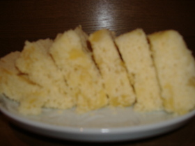 牛乳パックでリンゴのケーキ**