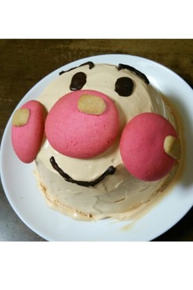 立体!!アンパンマンケーキ