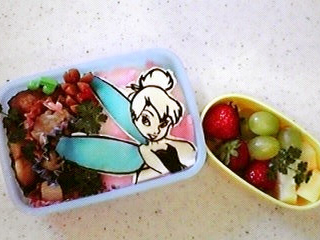 ティンカーベル のキャラ弁 レシピ 作り方 By あそりママ クックパッド 簡単おいしいみんなのレシピが363万品