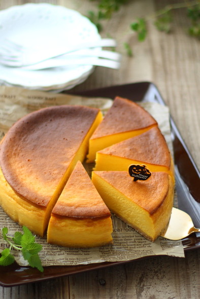 パンプキン♡チーズケーキの写真