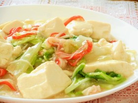 カニカマIN白菜と豆腐のトロトロ旨煮