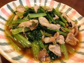 豚と小松菜の炒め物♪*豚小松菜*