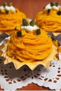 野菜スイーツ★大人のかぼちゃモンブラン