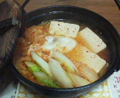 キムチ豆腐の写真