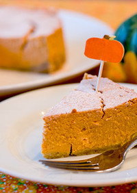 かぼちゃのヨーグルトチーズケーキ