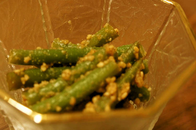 こども大好き いんげん胡麻和え中華風 レシピ 作り方 By 明日頑張る クックパッド 簡単おいしいみんなのレシピが359万品