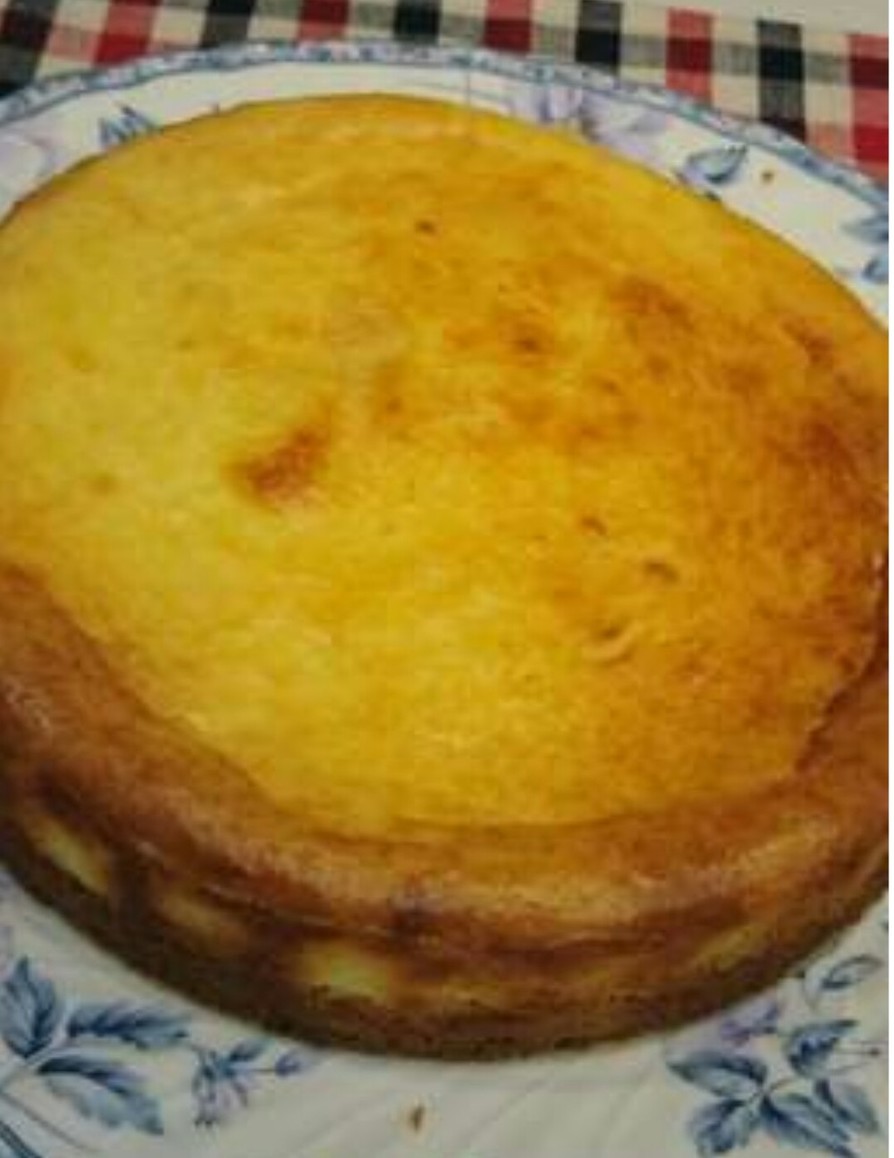 南瓜のチーズケーキの画像