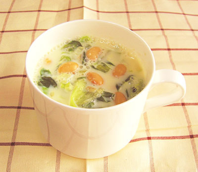 あったか豆乳生姜スープの画像