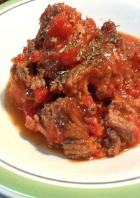 合挽き肉とトマトのクイックシチュー
