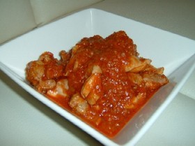 二度おいしい鶏肉のトマトソース煮込み