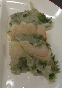 簡単！ 鮭の大葉包み天ぷら