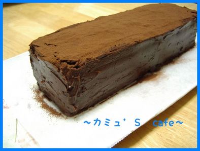 チョコレート☆スクエアケーキの写真