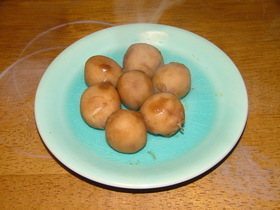 冷凍里芋の煮ころがし
