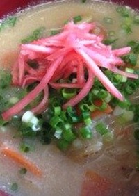 トンコツ風スープ