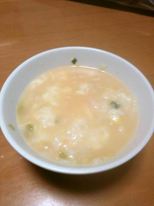 簡単！カップ麺の汁でチーズリゾット風♡の画像