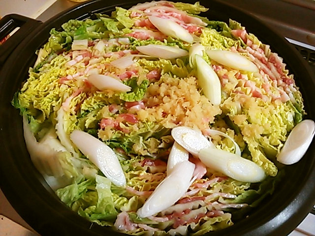 生姜たっぷり♡豚肉＆白菜のミルフィーユ鍋の画像