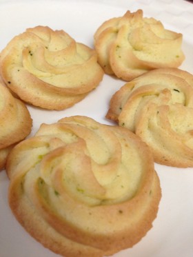 かぼちゃの絞り出しクッキー♪