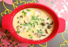 簡単♪シリコンスチーマーで茶わん蒸し☆彡